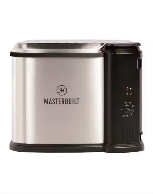 Masterbuilt, 10 Liter XL Electric Fryer, Boiler, Steamer in Silver