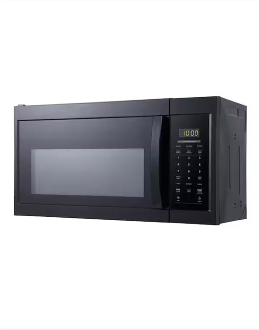 1.7 cu. ft. 1000-Watt Over the Range Microwave in Black, Vissani