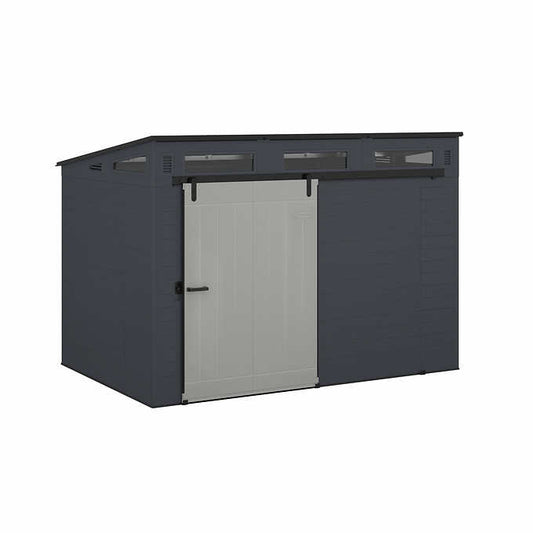 Suncast Modernist 10 ft x 7 ft. Sliding Door Storage Shed