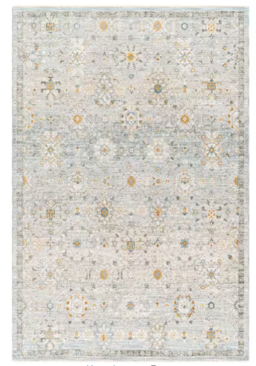 Rosamond Gray/Blue 7.83 ft. x 10.25 ft. Area Rug