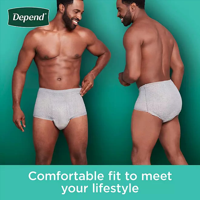 Depend Fresh Protection Incontinence Underwear for Men (XL)