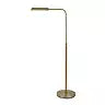 Azalea Park Modern LED Adjustable Task Floor Lamp, Brushed Brass