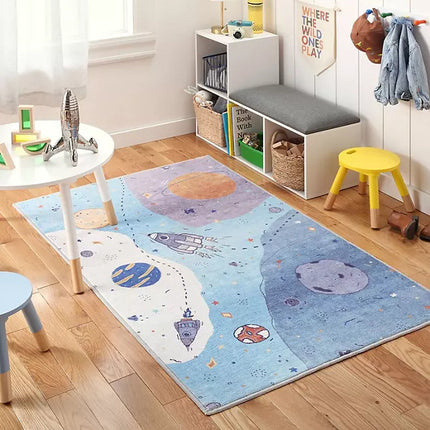 Member's Mark Everwash Washable Kids' Activity Area Rug - OUTERSPACE