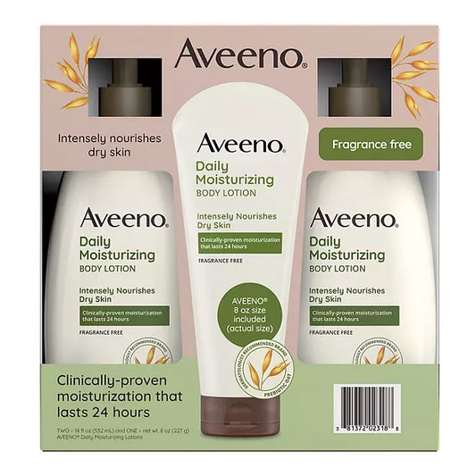 Aveeno Daily Moisturizing Body Lotion Set