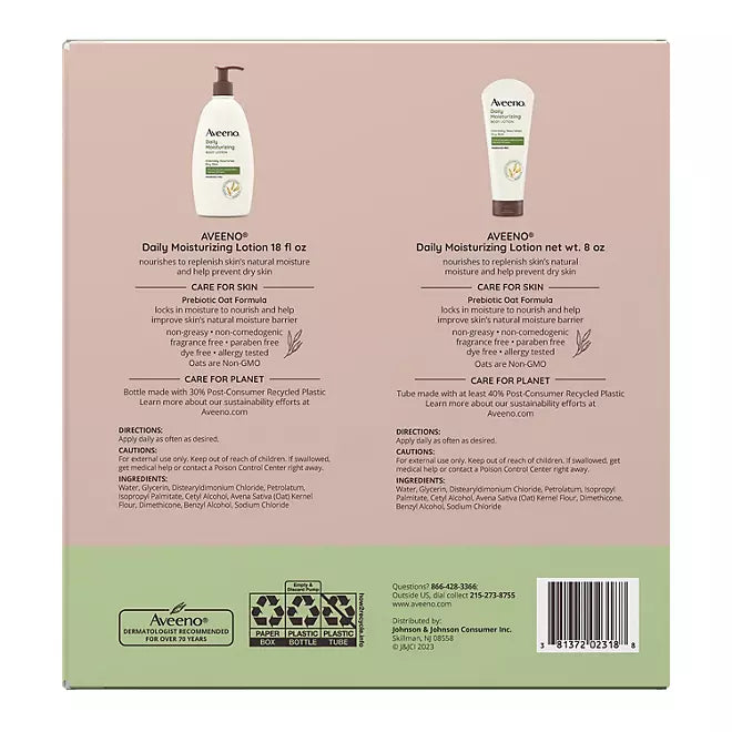 Aveeno Daily Moisturizing Body Lotion Set