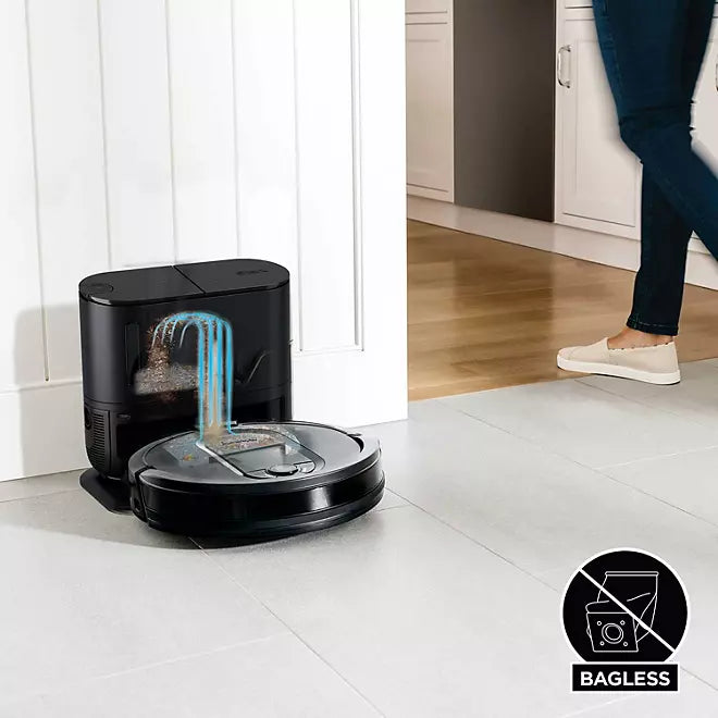 Shark IQ Robot Self-Empty Robot Vacuum, UR1005SR, Home Mapping, Self-Cleaning Brushroll, Wi-Fi