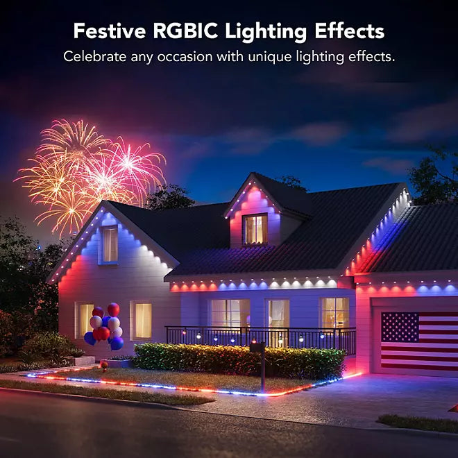 Govee RGBIC 100ft LED Outdoor Permanent String Lights