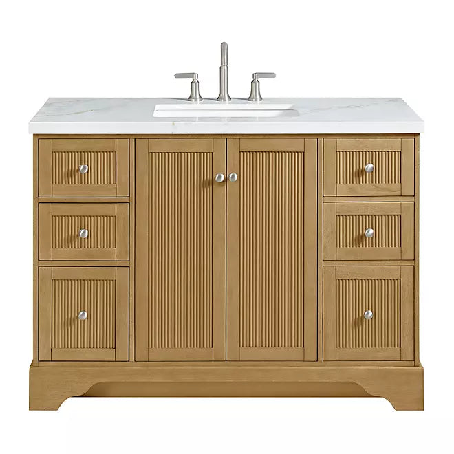 details by Becki Owens Catherine Vanity, - Warmwood - Size: 48"