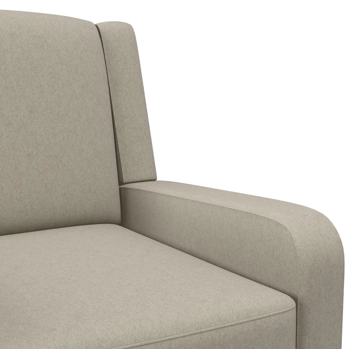 Easley Fabric Swivel Glider (Gray)