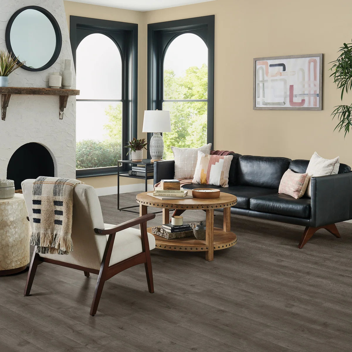 Mohawk Home 7.5in. Waterproof 20-mil Wear Layer LVP 6mm Plank Flooring - Torrey Oak