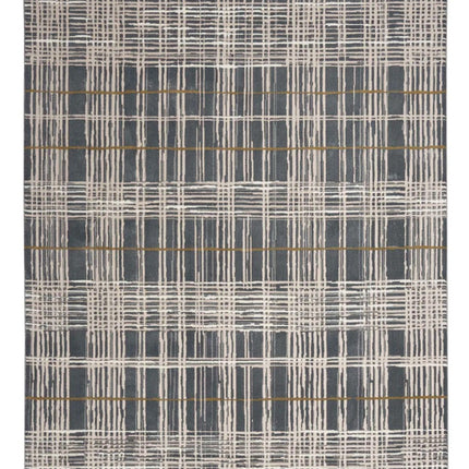 NOURISON HOME RECLAIMED AREA RUG SLATE 7FT 10" X 9FT 10"