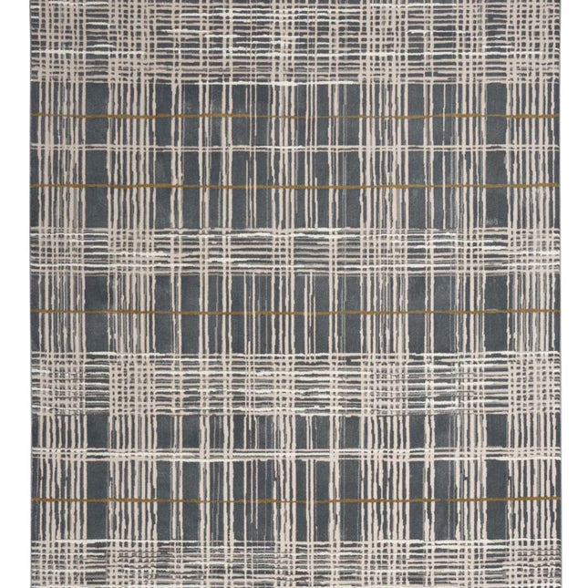 NOURISON HOME RECLAIMED AREA RUG SLATE 7FT 10" X 9FT 10"