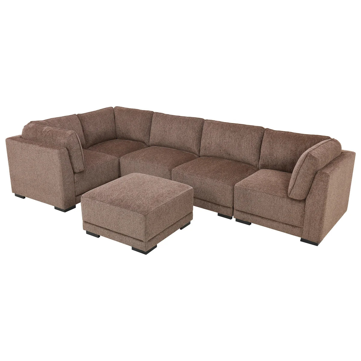 Belize Fabric Modular Sectional - 6pcs