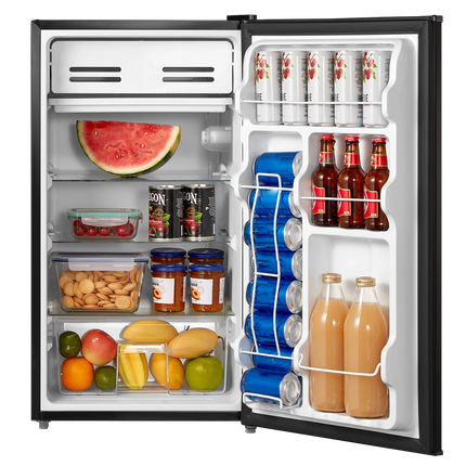 Midea Compact Refrigerator, 3.3 cu ft, Black
