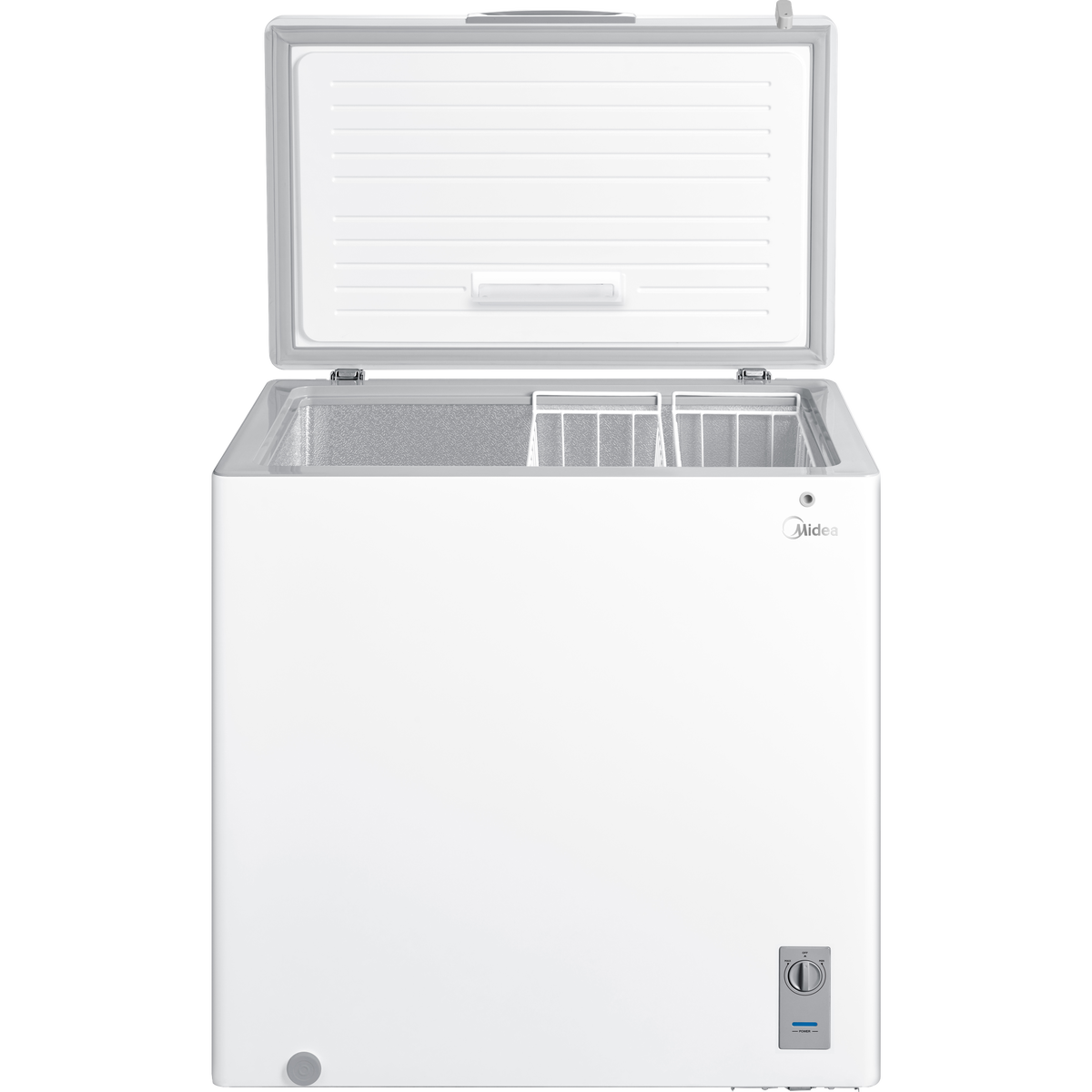 Midea Convertible Chest Freezer with Interior LED Light, 7.0 cu ft, White