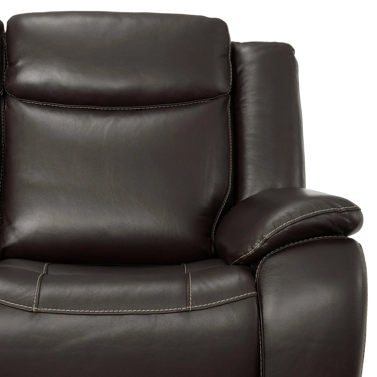 Harvey Leather Power Reclining Sofa with Power Headrests