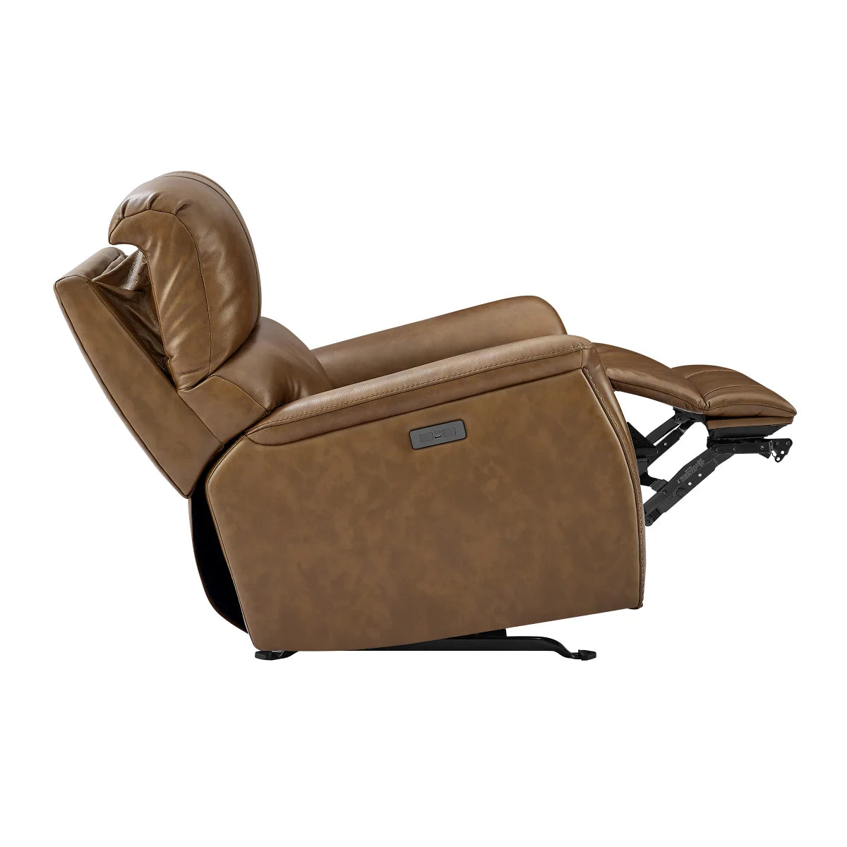 Barcalounger Presley Leather Power Rocker Recliner with Power Headrest