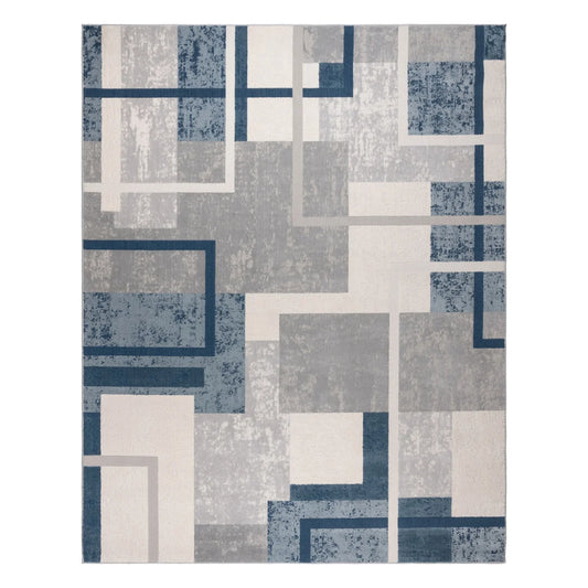 Eden Rug Collection, Abstract Geo, 5ft. 3in. x 7ft.