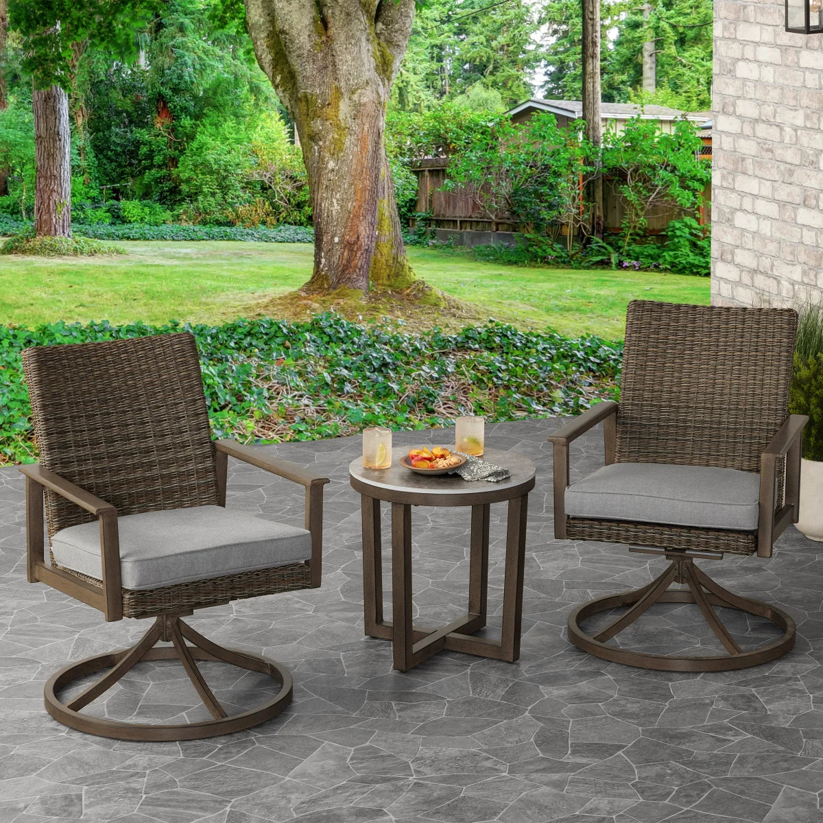 Agio McKinnon 3-piece Outdoor Deep Seating Set