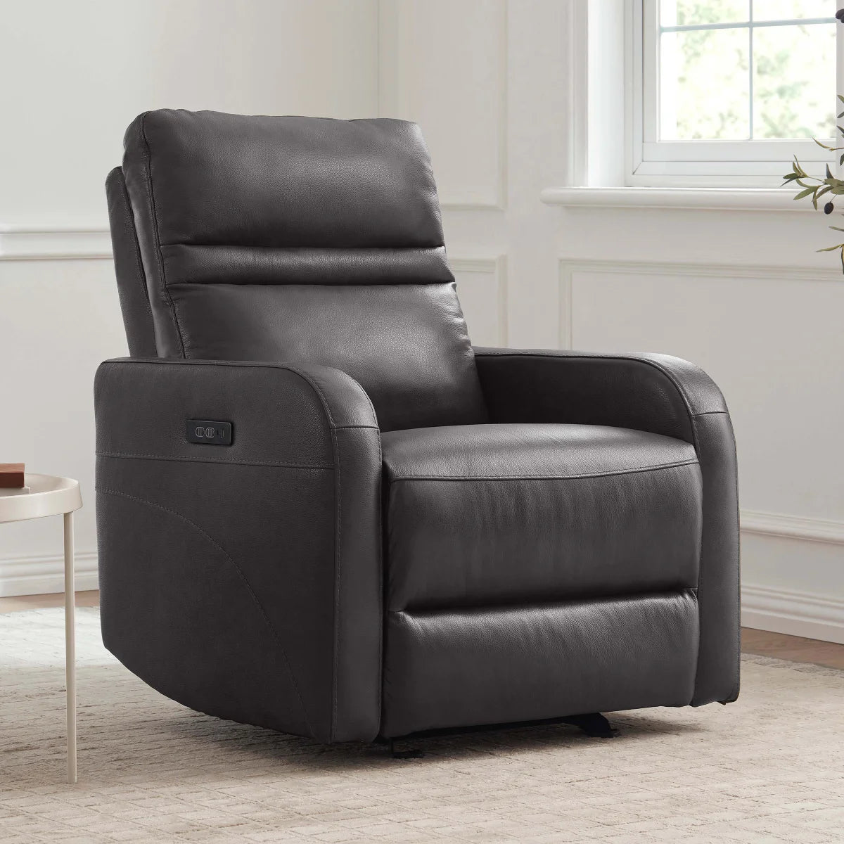 Aldryn Leather Power Glider Recliner