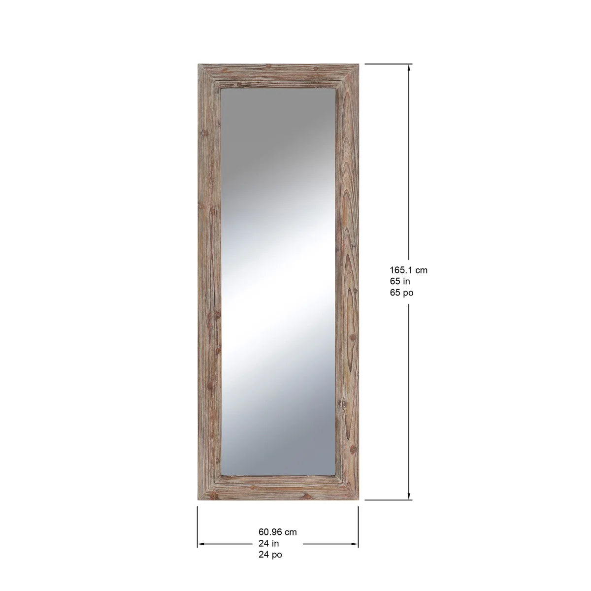 Earnest Wood Frame Floor Mirror