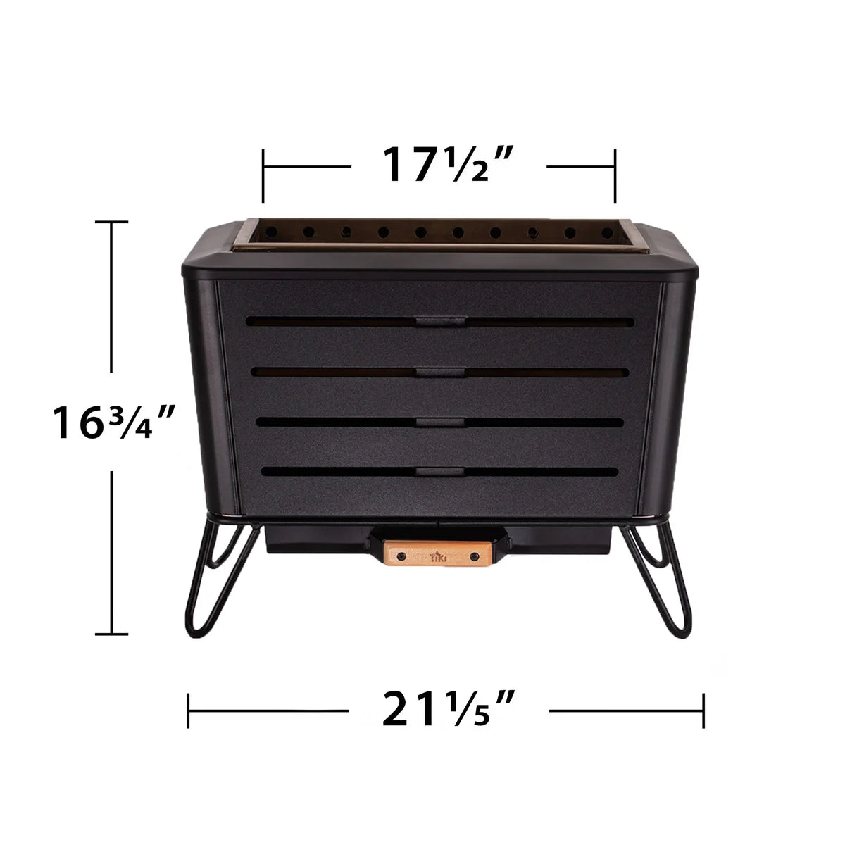 TIKI Brand 21.5" Retreat Smokeless Fire Pit