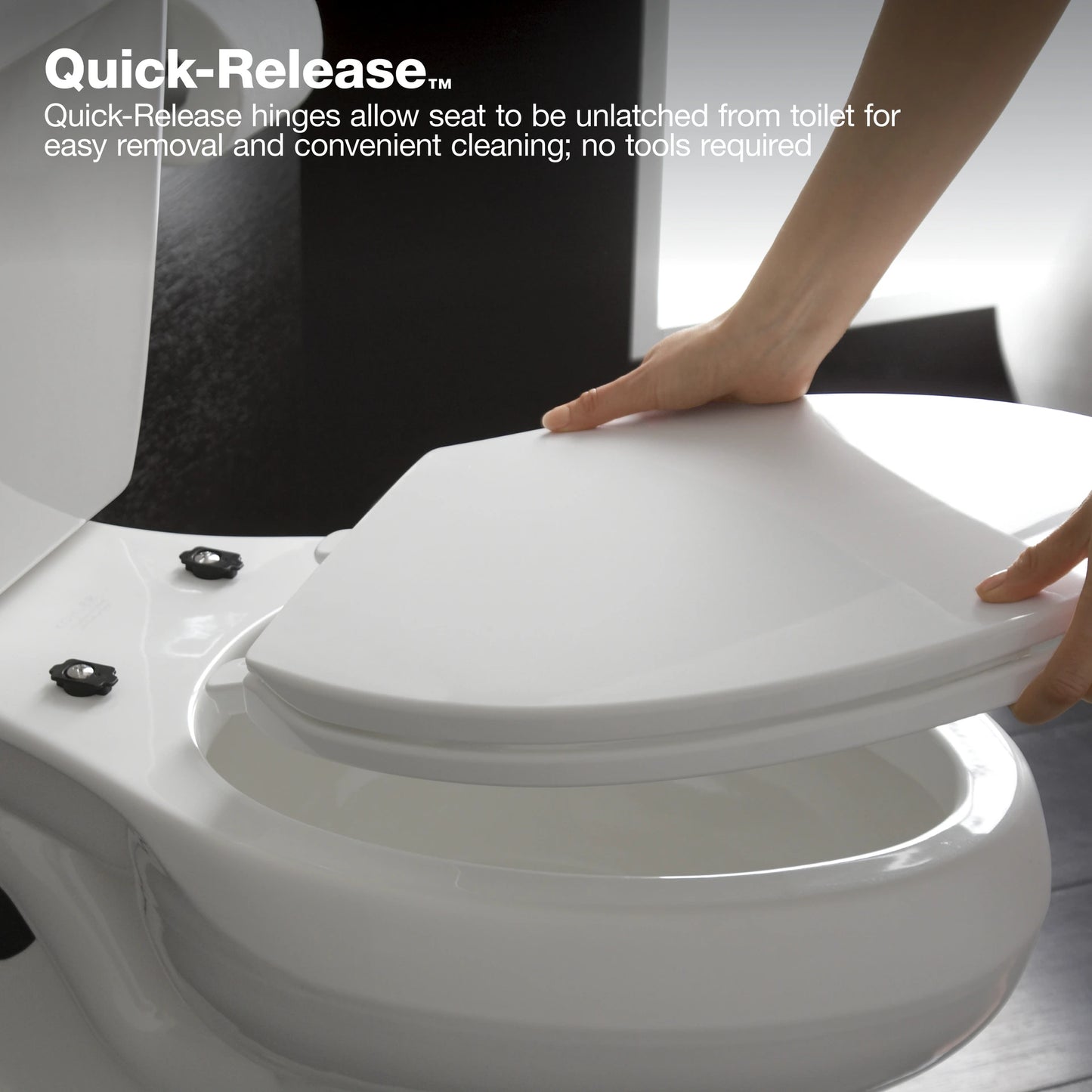 Kohler Layne Quick Release Toilet Seat - Round