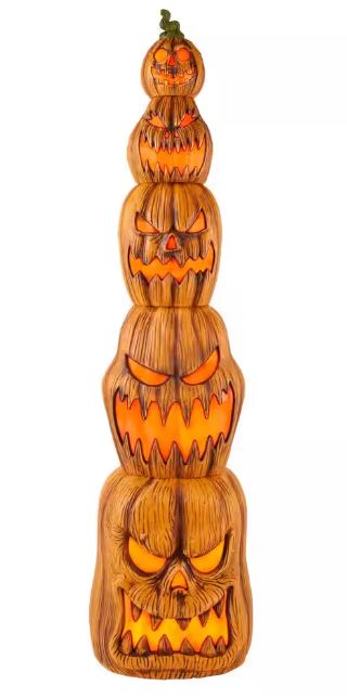 Home Accents Holiday 8.5 ft. Giant-Sized LED Jack-O-Lanterns Stack