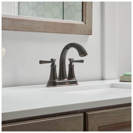 American Standard Rumson 4 in. Centerset 2-Handle Bathroom Faucet in Legacy Bronze 7417201.278