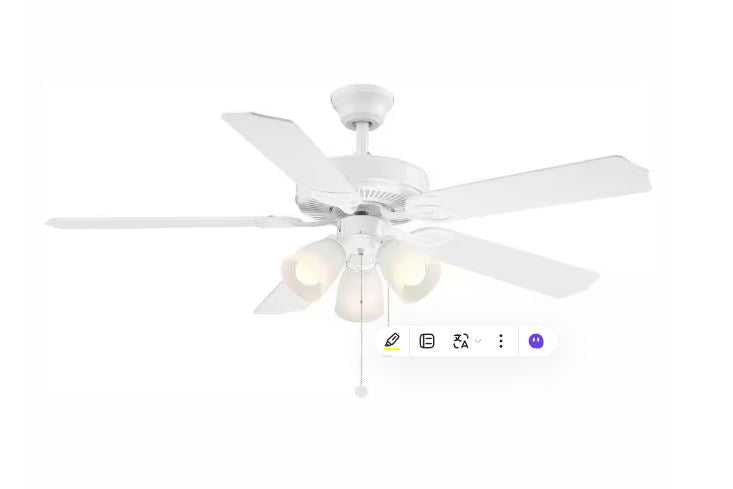 Brookhurst 52 in. LED Indoor White Ceiling Fan with Light Kit