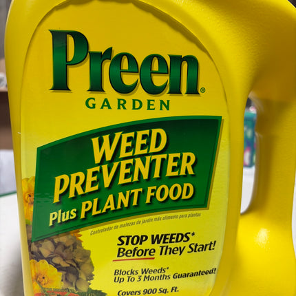 Preen Weed Preventer plus Plant Food