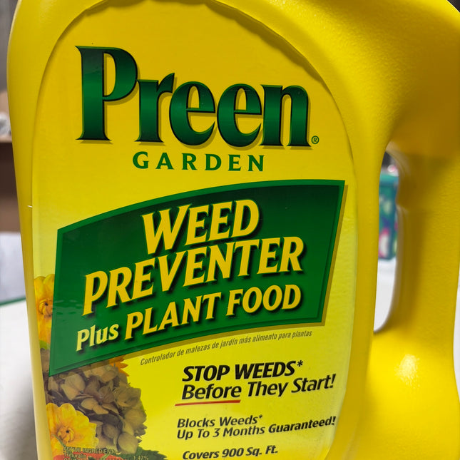 Preen Weed Preventer plus Plant Food