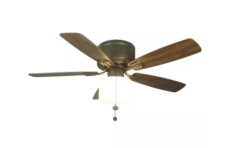 Bellina 42 in. Oil-Rubbed Bronze Ceiling Fan with Light Kit