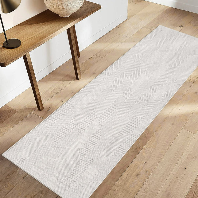 Gertmenian Helios Collection Emile Cream 2 ft. 2 in. x 6 ft. Indoor Runner Rug