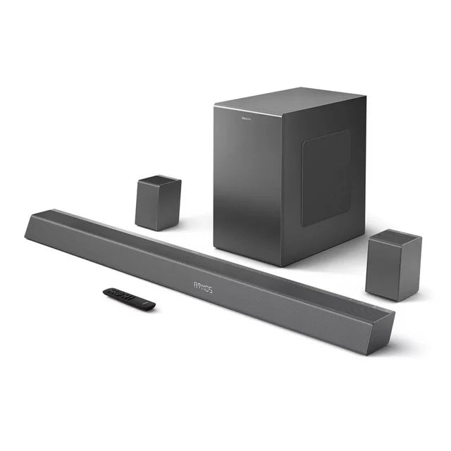 Philips TAB8967/37 390W 5.1.2-Channel Dolby Atmos Soundbar System - Black