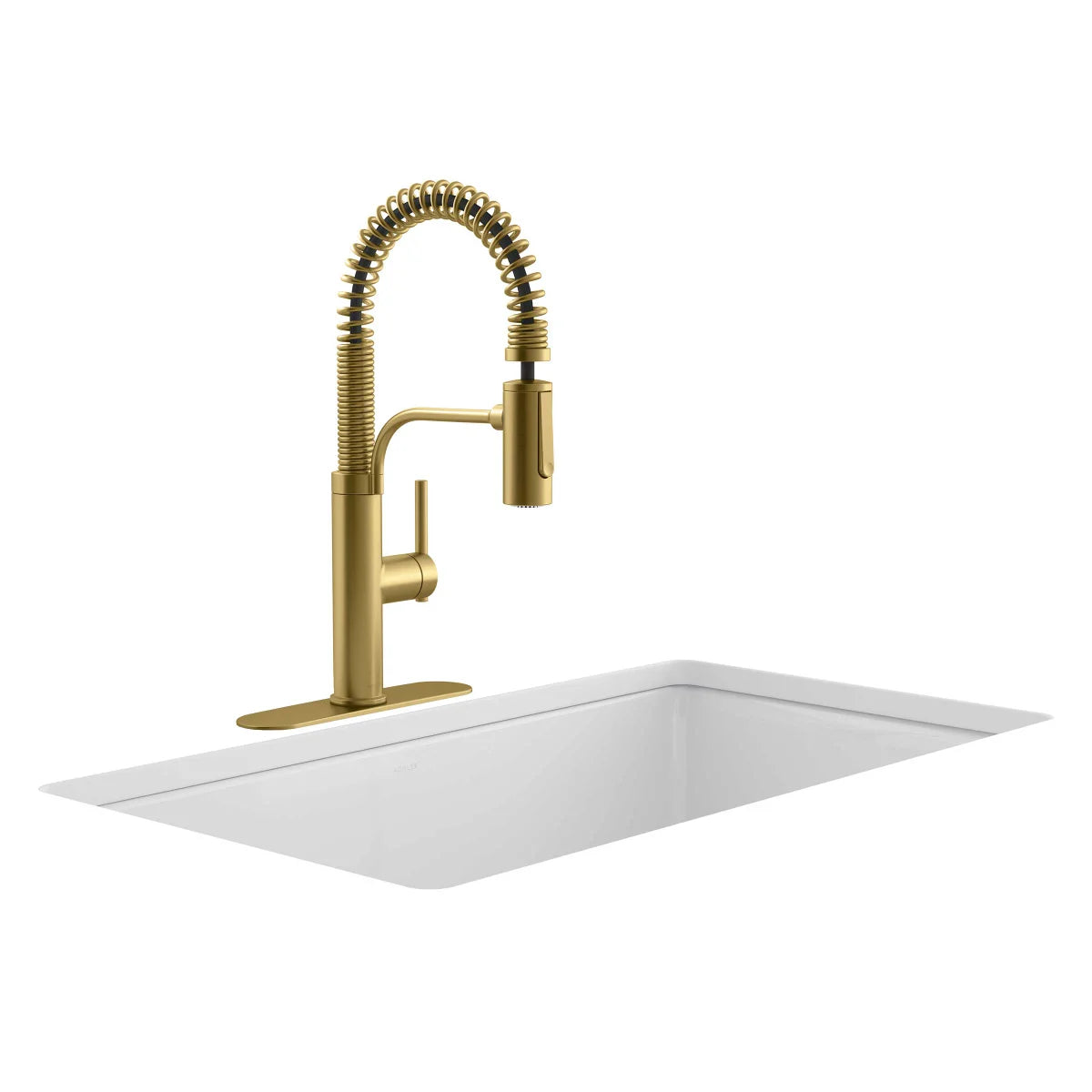 Kohler Provo Semi-Pro Kitchen Faucet - GOLD