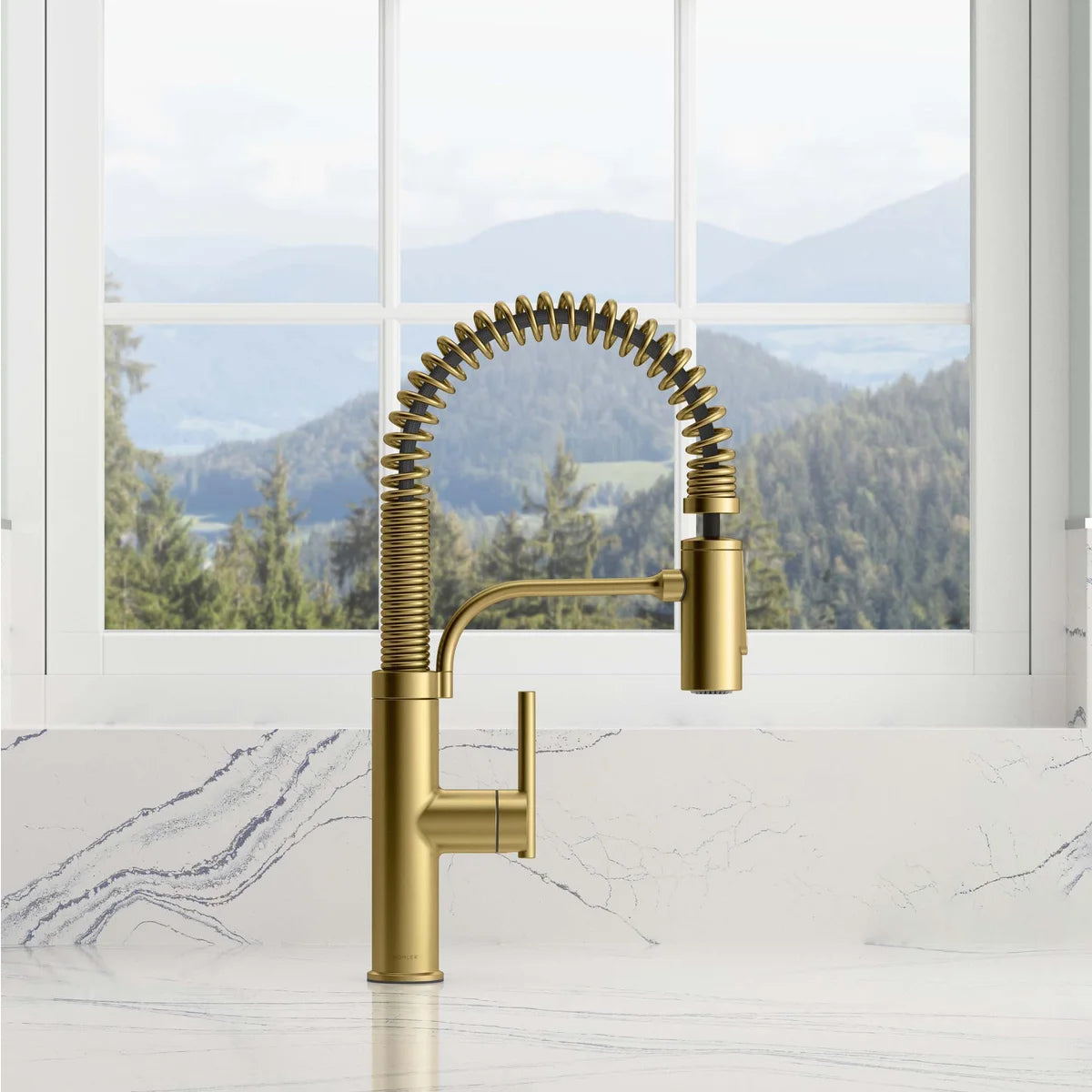 Kohler Provo Semi-Pro Kitchen Faucet - GOLD