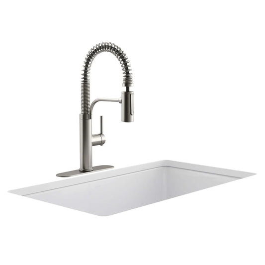 Kohler Provo Semi-Pro Kitchen Faucet -  Stainless Steel