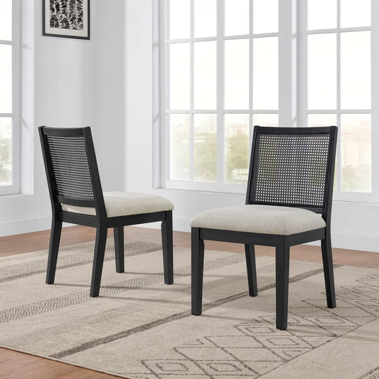 Harrison Dining Chair, 2-pack (Black)