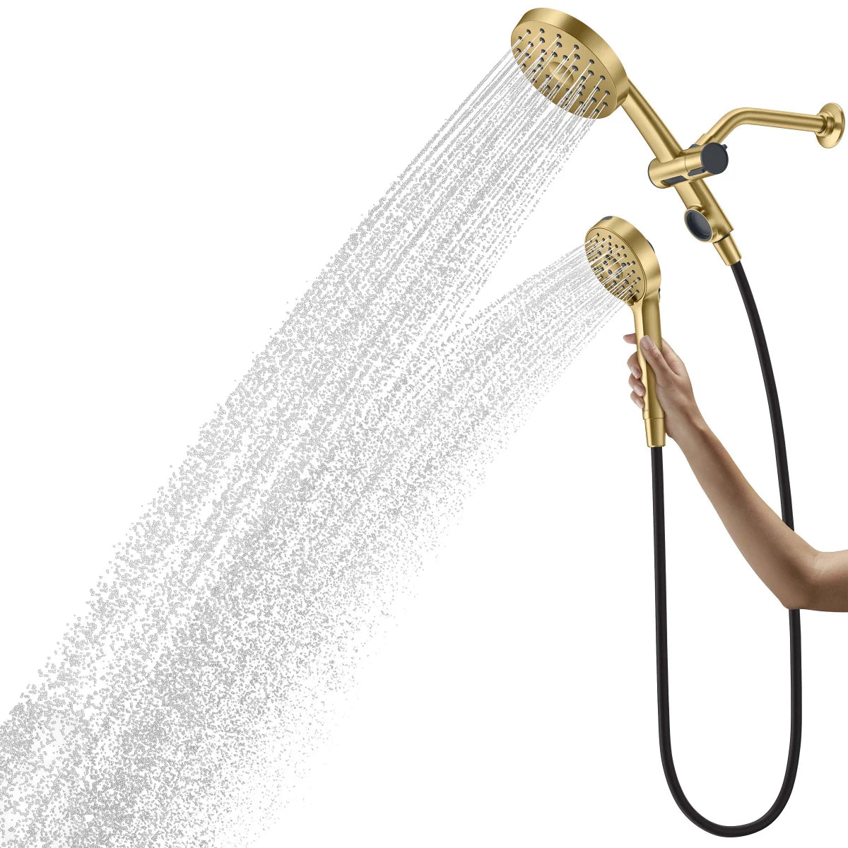 Kohler Prone 3-in-1 Multifunction Shower Head with PowerSweep - Gold