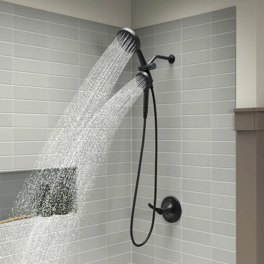 Kohler Prone 3-in-1 Multifunction Shower Head with PowerSweep - Matte Black