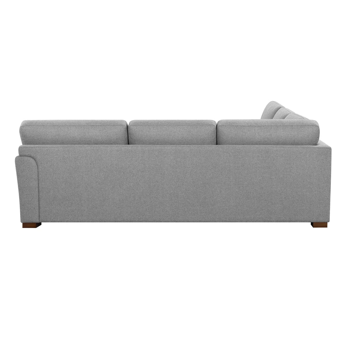 Thomasville Langdon Fabric Sectional with Storage Ottoman - Gray