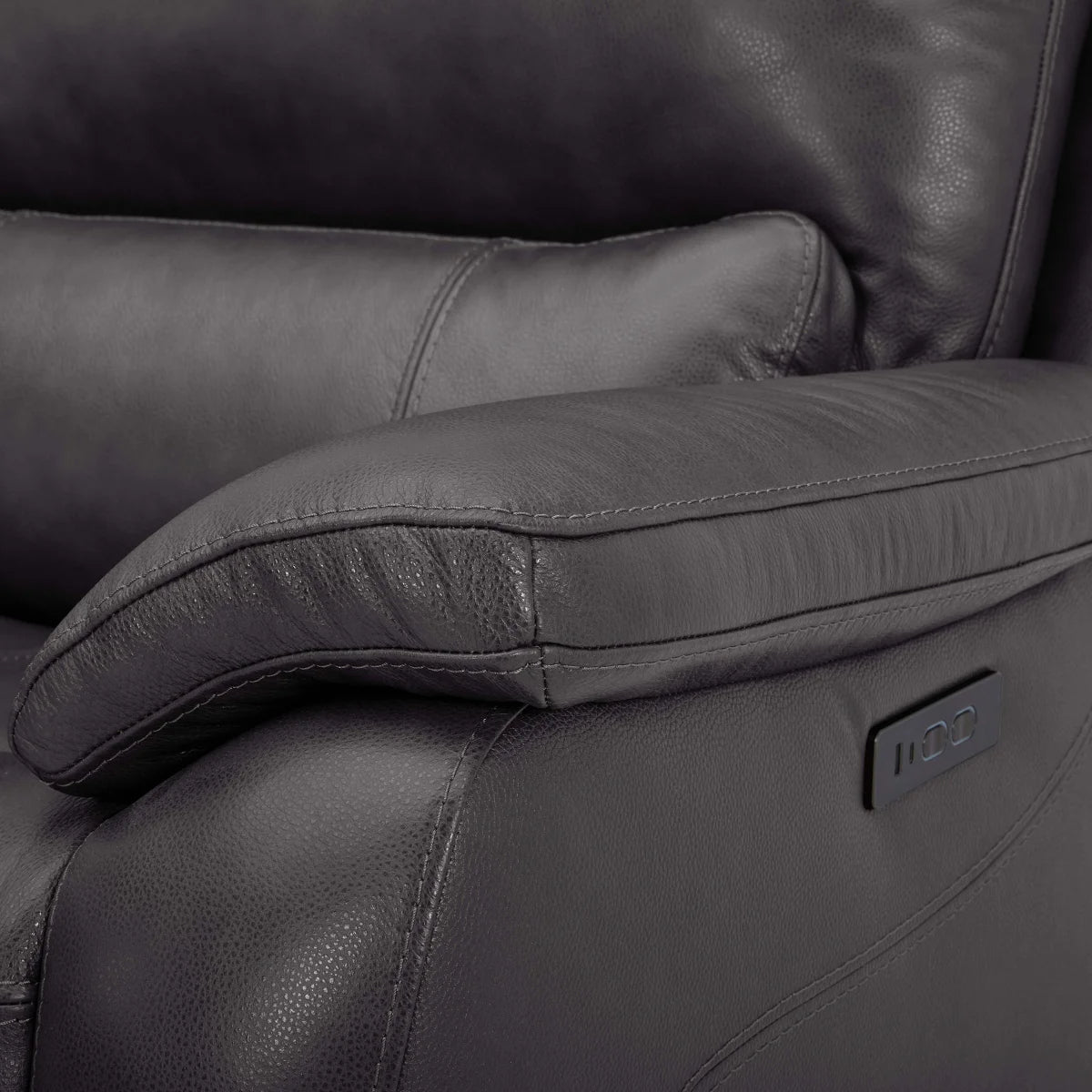 Wylder Leather Power Reclining Sectional with Power Headrests