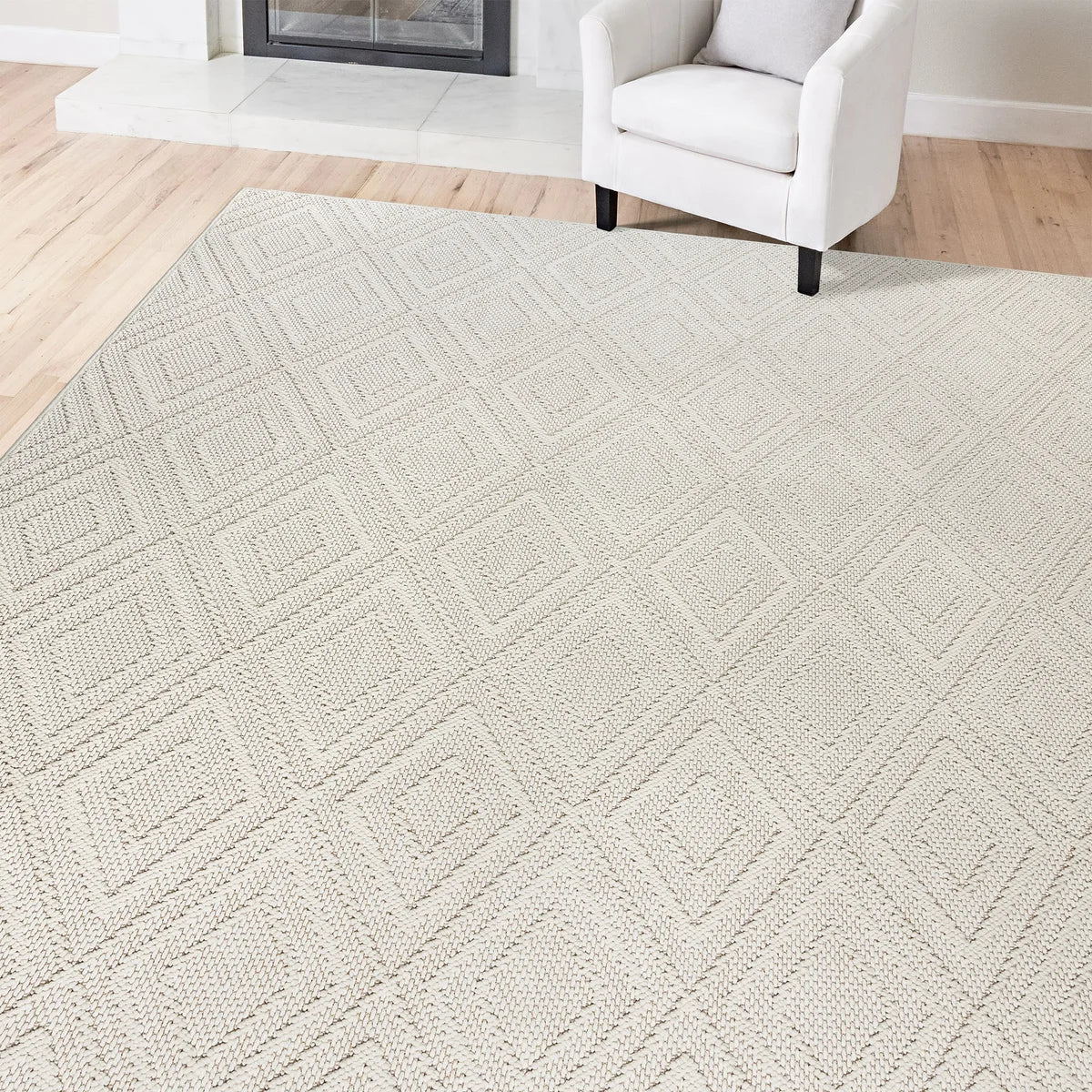 Regent Area Rug Collection, Mallory Cream - 8 ft. 8 in. x 13 ft.