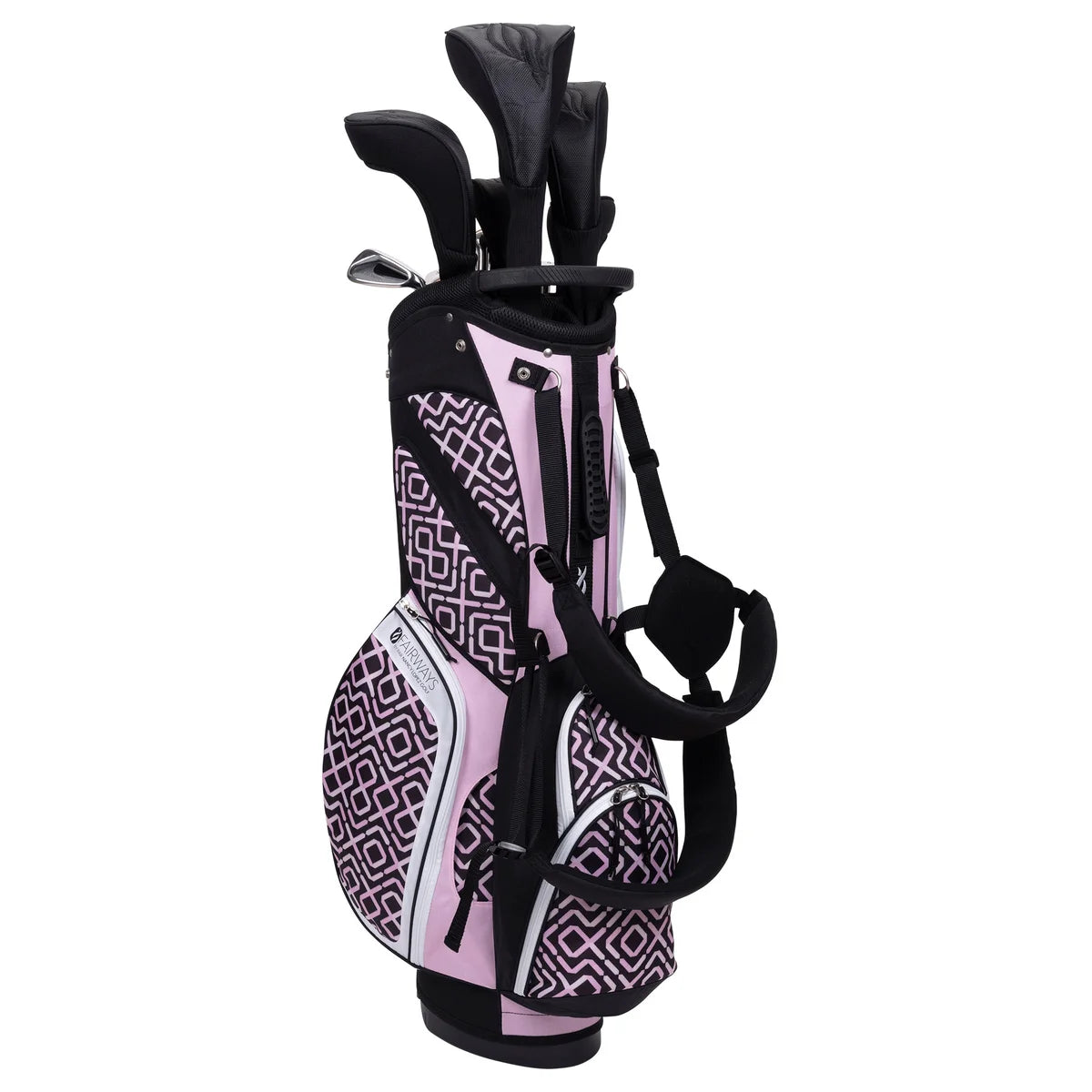 Fairways by Nancy Lopez 11-piece Women’s Golf Club Set with Stand Bag - PINK