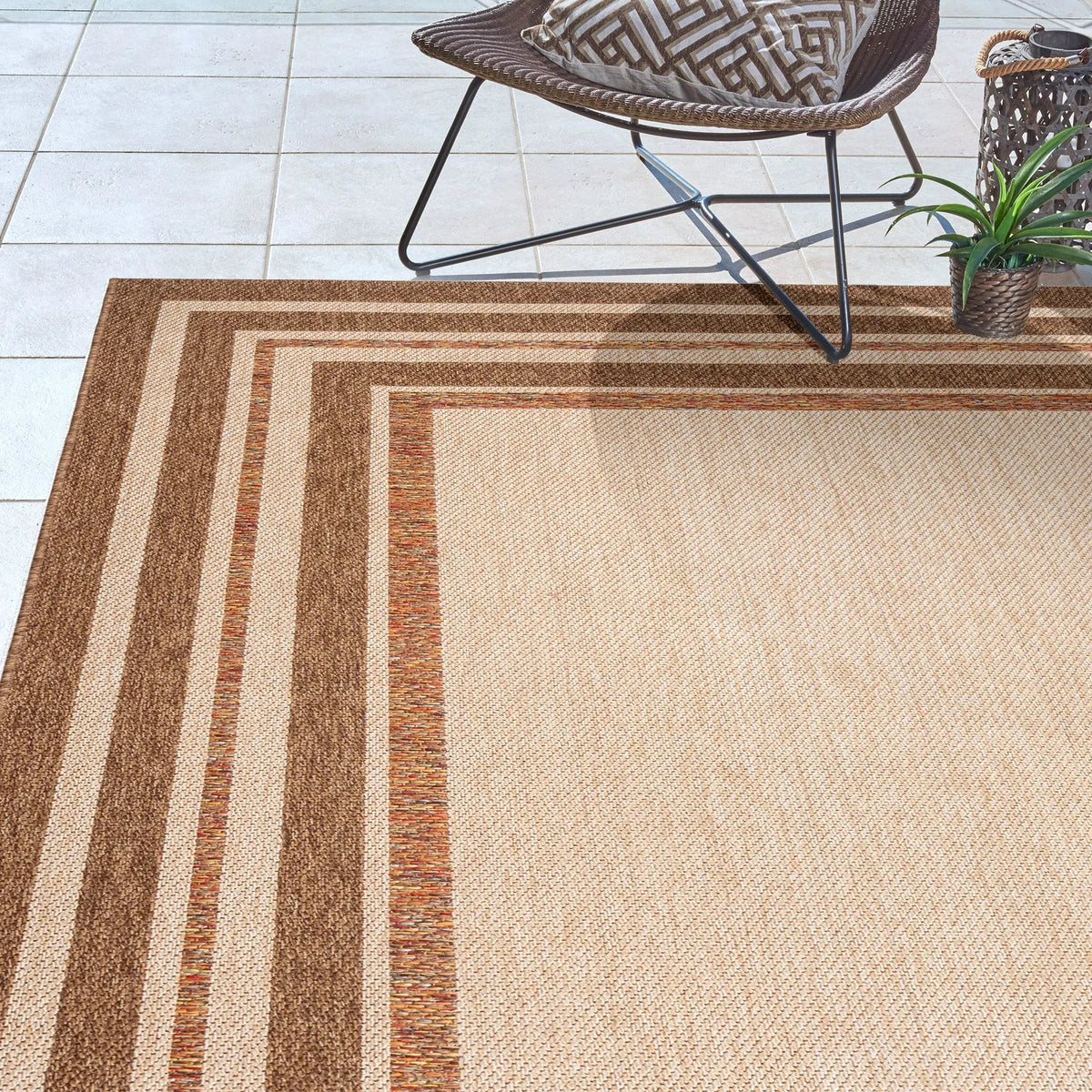 Ravenna Indoor/Outdoor Rug, Shelby - Rug Size: 5 ft. 3 in. x 7 ft.