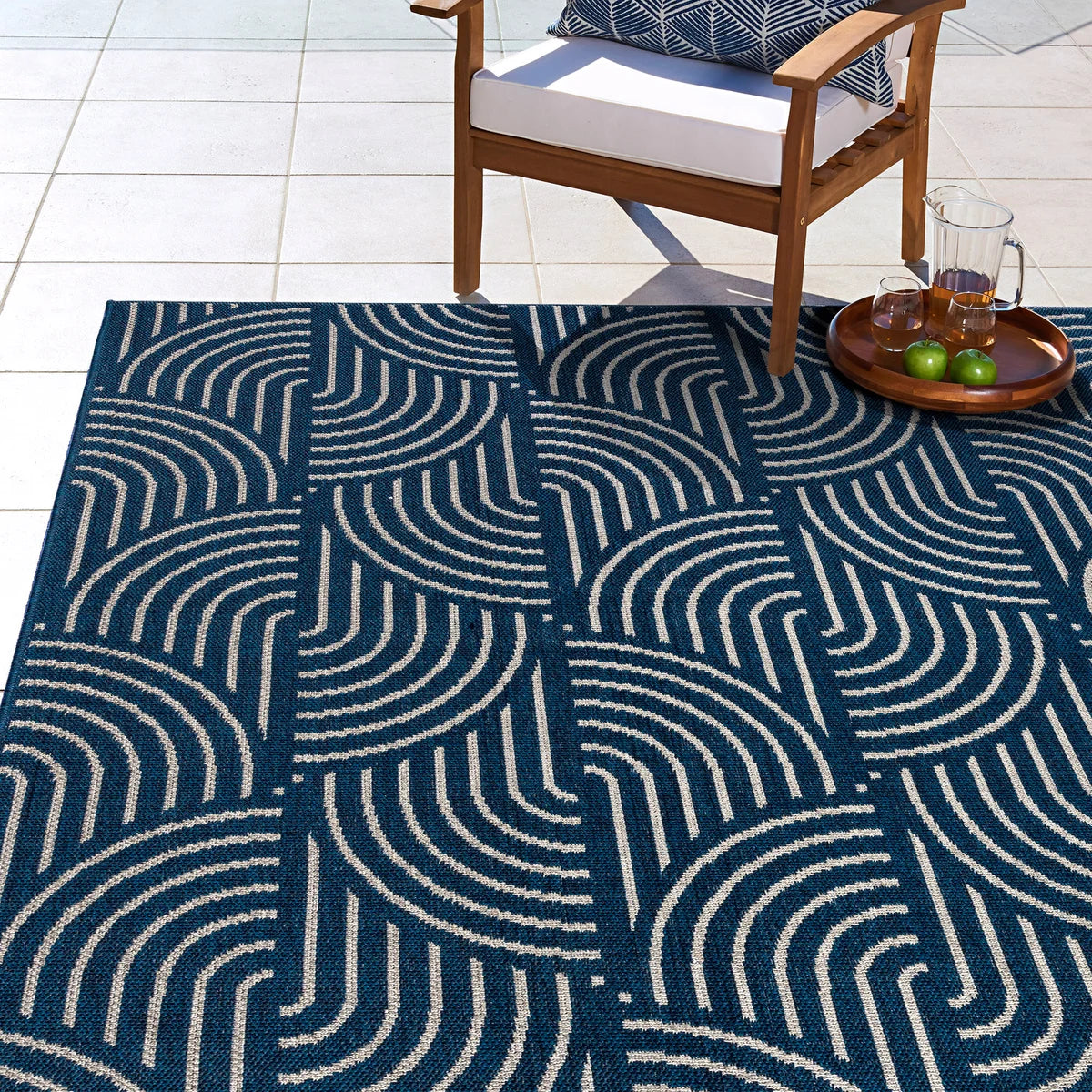 Ravenna Indoor/Outdoor Rug, Mika - 6 ft. 6 in. x 9 ft. 6 in.