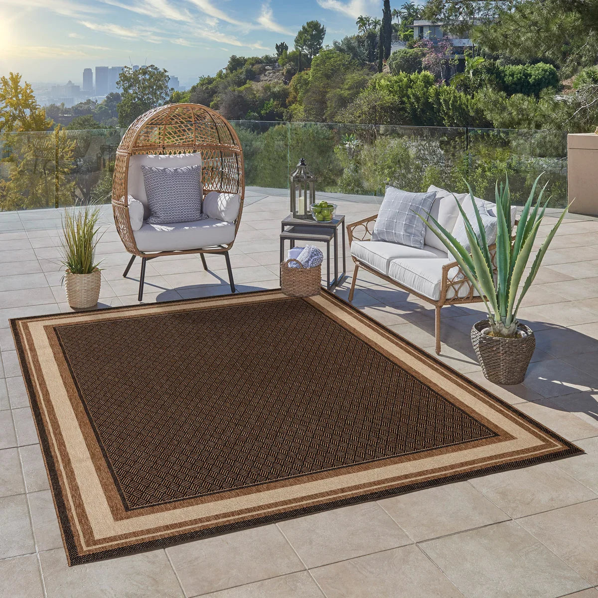 Ravenna Indoor/Outdoor Rug, Tyler - 7ft. 10in. x 10ft – Hartland ...