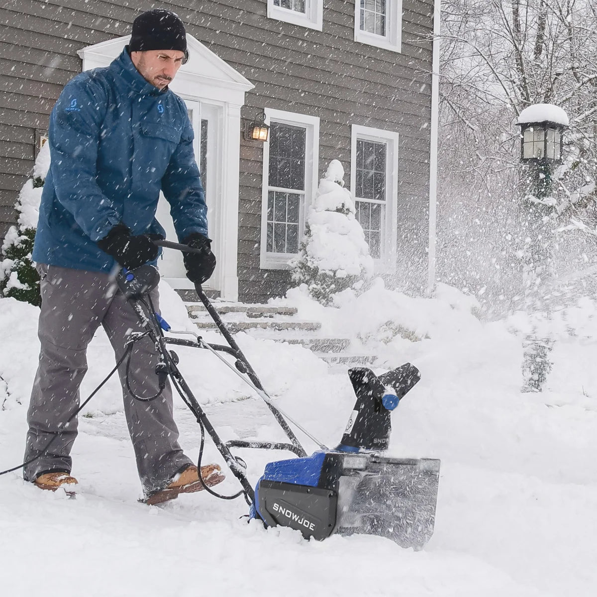 Snow Joe 22inch, 15Amp Electric Snow Thrower with Dual LED Lights