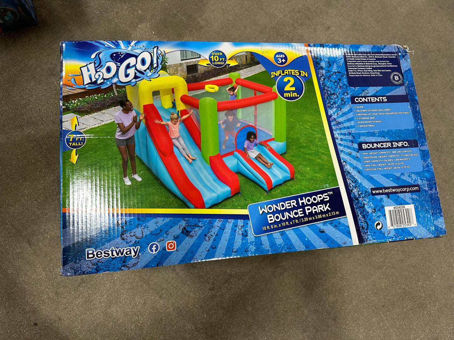 Bestway H2OGO! Wonder Hoops Kids Inflatable Mega